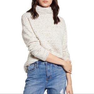 Madewell Donegal Belmont Mockneck Sweater